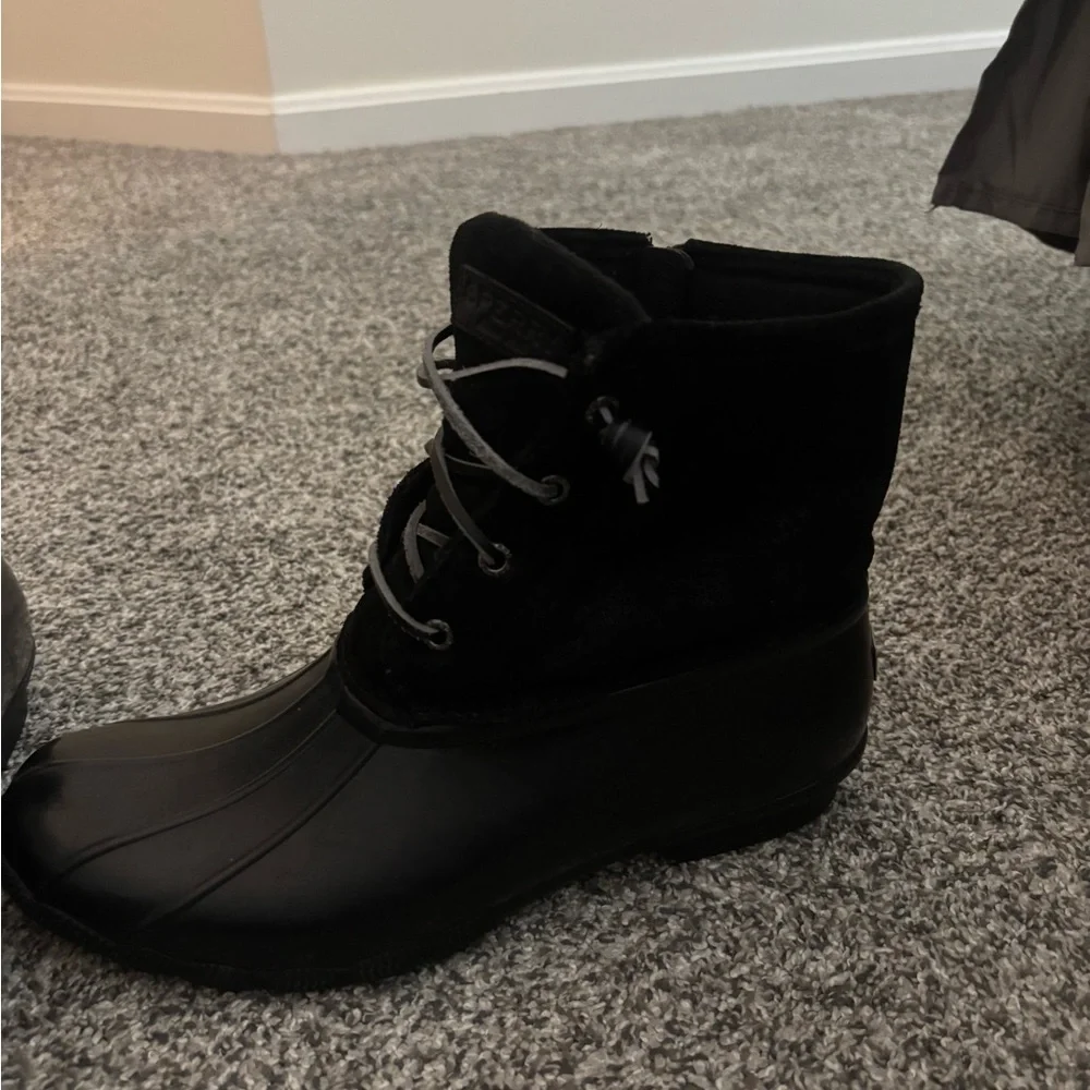 Sperry Black Waterproof Boots